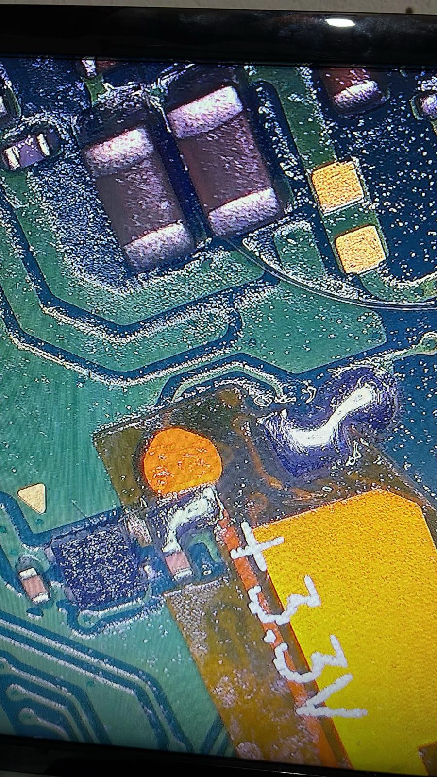 Microsoldadura en placa base